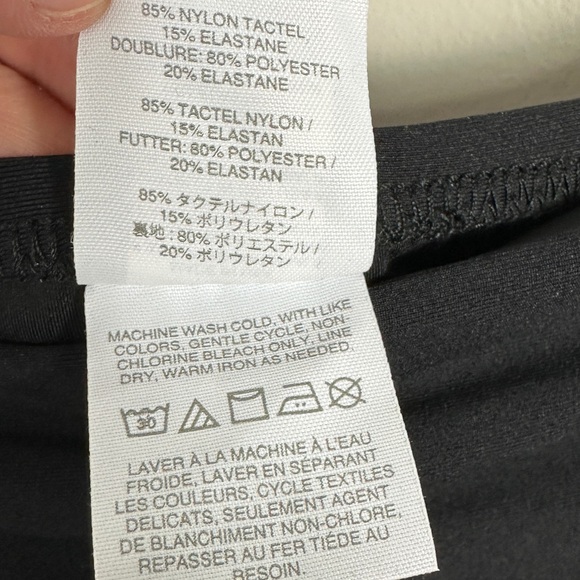 J Crew Ruched Bandeau One‎ Piece Swimsuit Black Womens Size 12 Style B6818 Beach - Picture 8 of 14